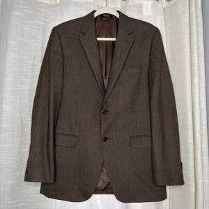 Lauren Ralph Lauren Wool Blazer Jacket Brown Two Button Slim Fit Men's Size 40 R